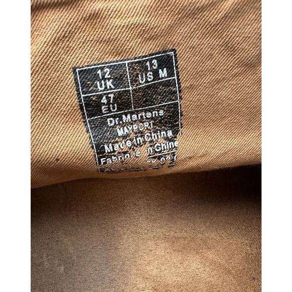 Dr Martens Men Mayport Canvas Chukka Desert Boots Size 13 Used Faded main image 9